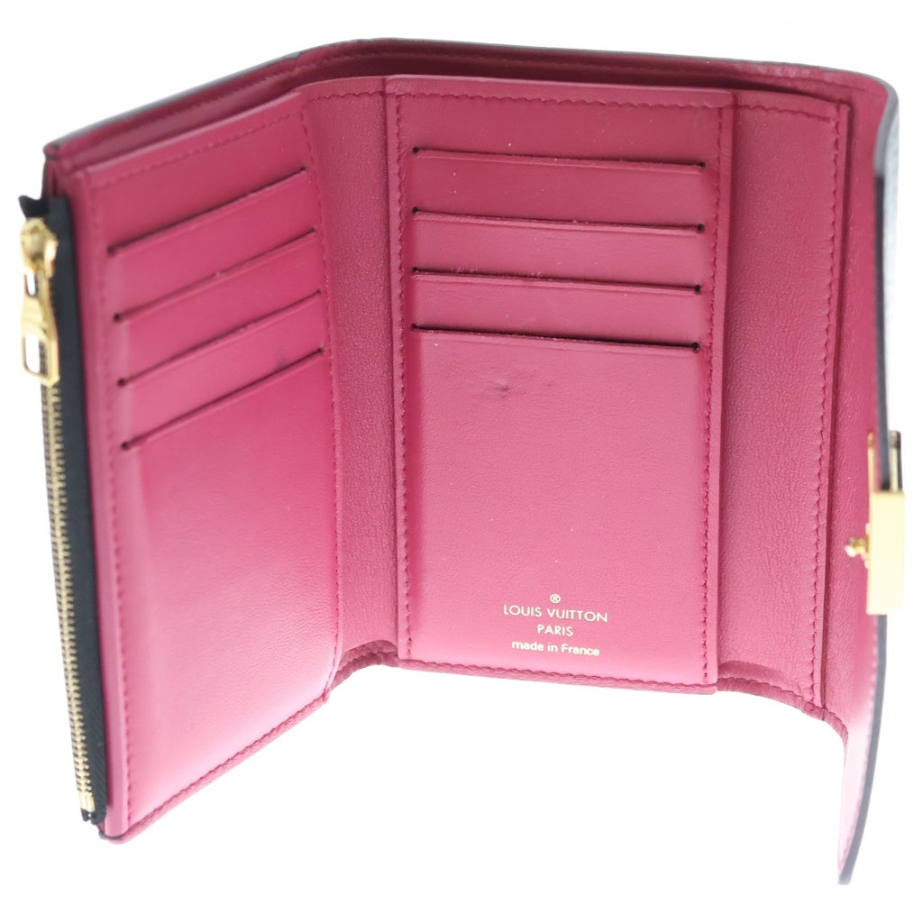 LOUIS VUITTON(ルイヴィトン) ポルトフォイユ カプシーヌコンパクト トリヨンレザー三つ折り財布 ブラック M62157