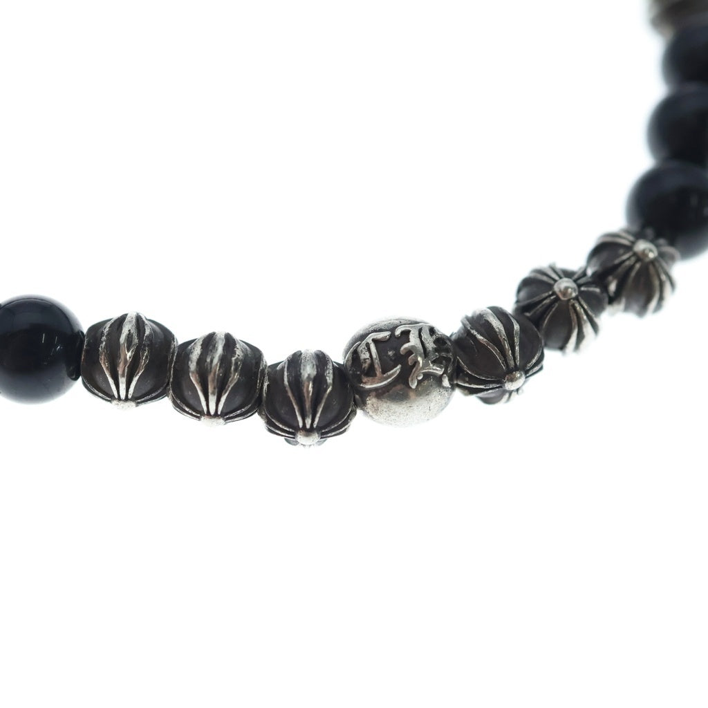CHROME HEARTS(クロムハーツ) 6mm BEAD ビーズ ブレスレット シルバー/ブラック