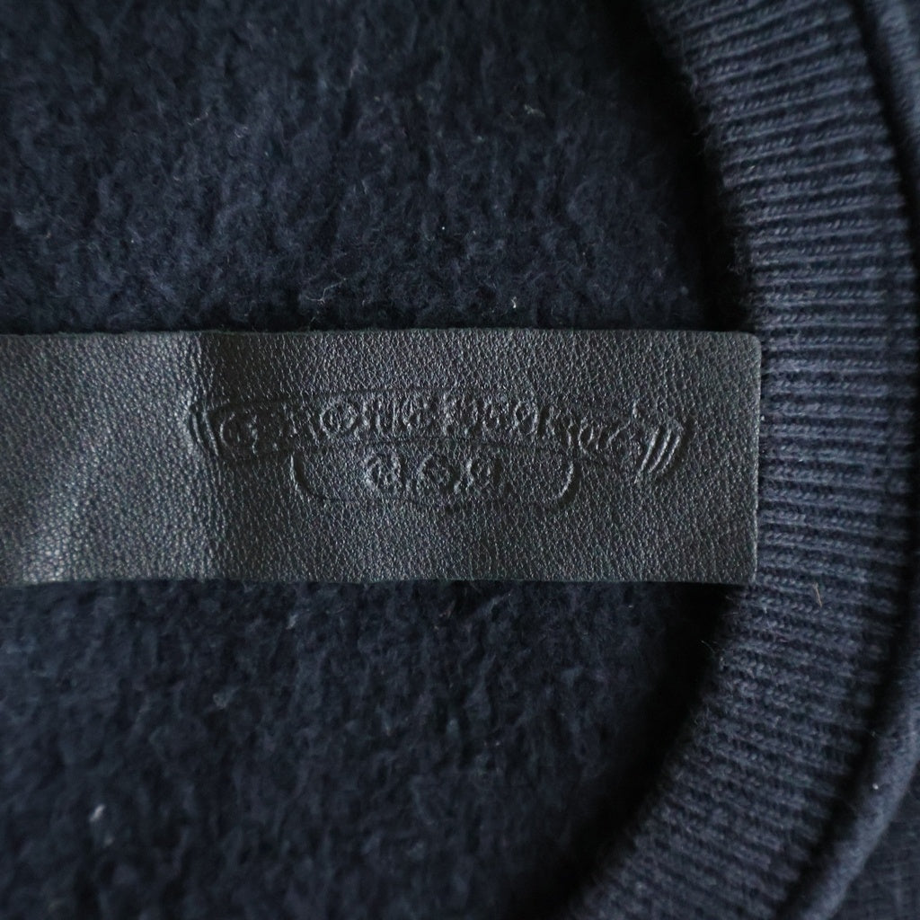 CHROME HEARTS(クロムハーツ) Y NOT CEM CRS LTHR PATCH S/S SWEAT セメタリークロスパッチ スウェット半袖シャツ ブラック