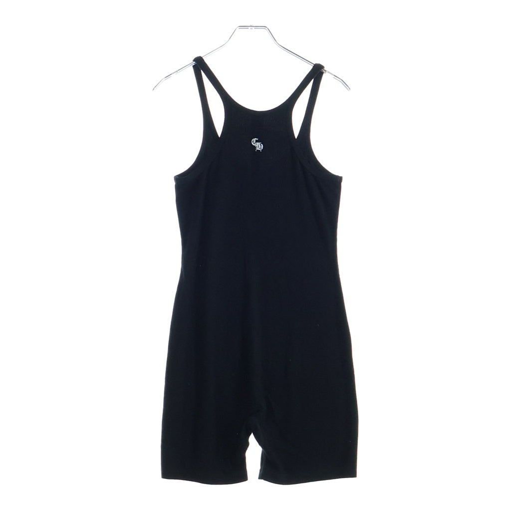 CHROME HEARTS(クロムハーツ) Y NOT BAD SEED ONESIE CH刺繍 ワンジー オールインワン ブラック レディース
