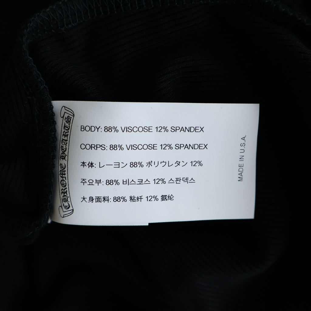 CHROME HEARTS(クロムハーツ) Y NOT BAD SEED ONESIE CH刺繍 ワンジー オールインワン ブラック レディース