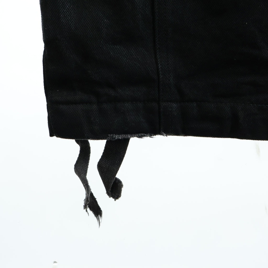 FILTH(フィルス) 25SS DOUBLE LAYERED BAGGY DENIM ダブルレイヤードバギーデニムパンツ ブラック