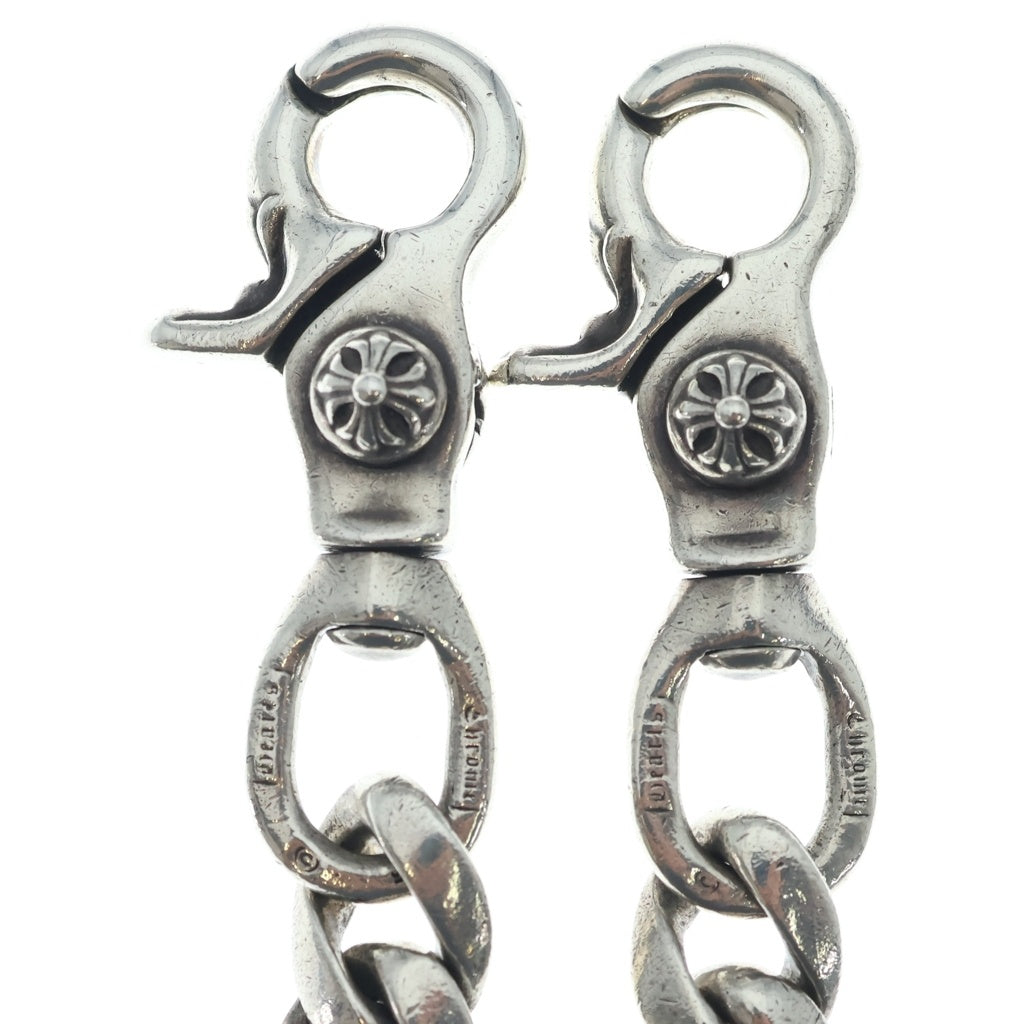 CHROME HEARTS(クロムハーツ) CLASSIC LONG-T/2クリップロングクラシック ウォレットチェーン シルバー BCA066