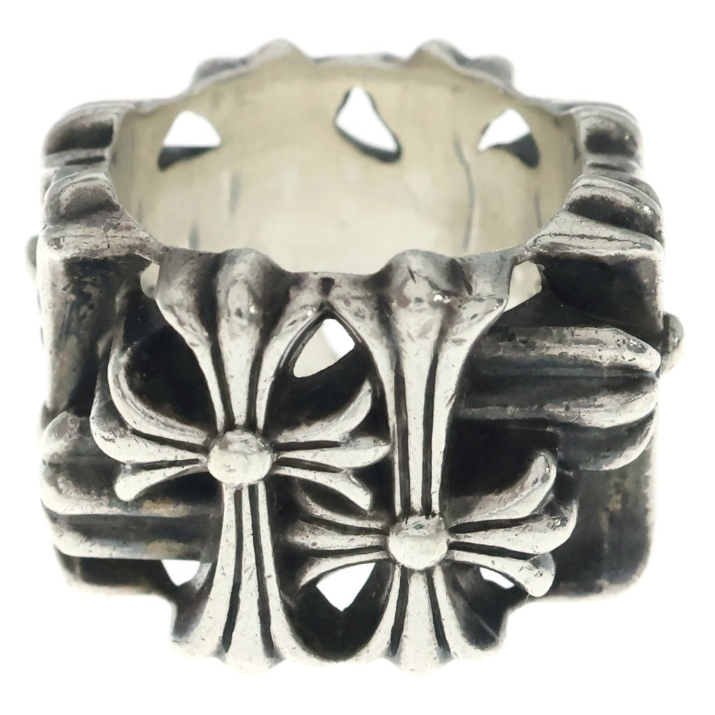CHROME HEARTS(クロムハーツ) SQUARE CEMETERY スクエアセメタリークロス リング シルバー BCA352