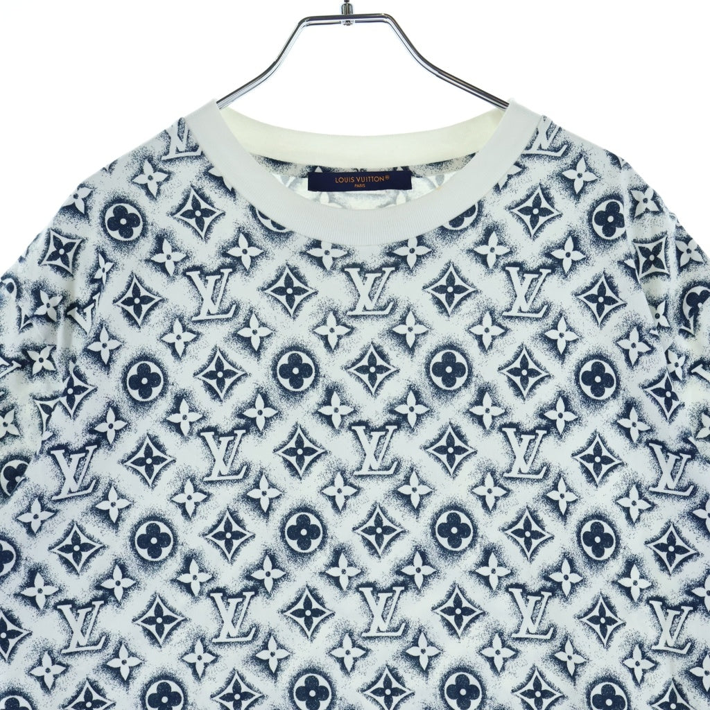 LOUIS VUITTON(ルイヴィトン) 24SS モノグラムクルーネック半袖Tシャツ カットソー ホワイト/ブラック RM241MM NPG HPY15W