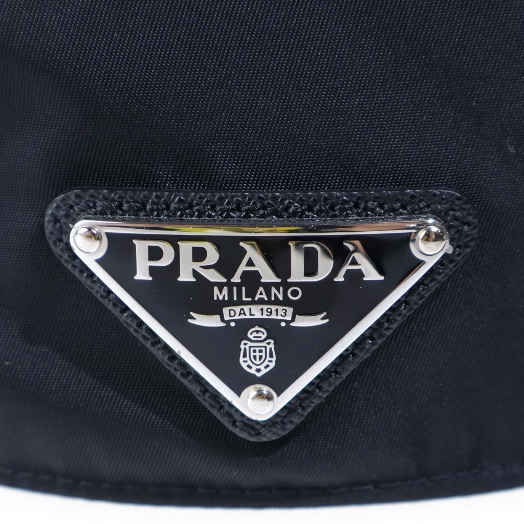 PRADA(プラダ) RE-NYLON リナイロン ベースボール ロゴプレートキャップ 2HC274 2DMI レディース