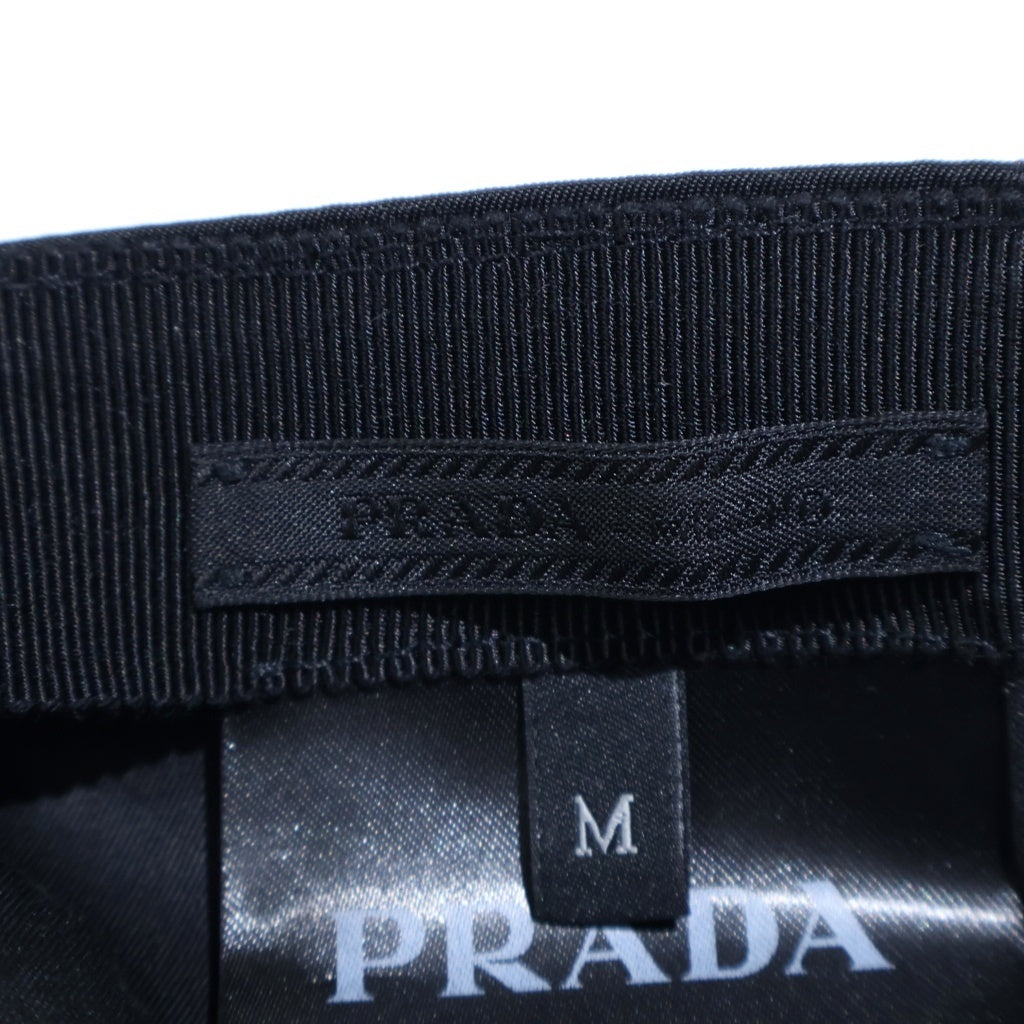 PRADA(プラダ) RE-NYLON リナイロン ベースボール ロゴプレートキャップ 2HC274 2DMI レディース