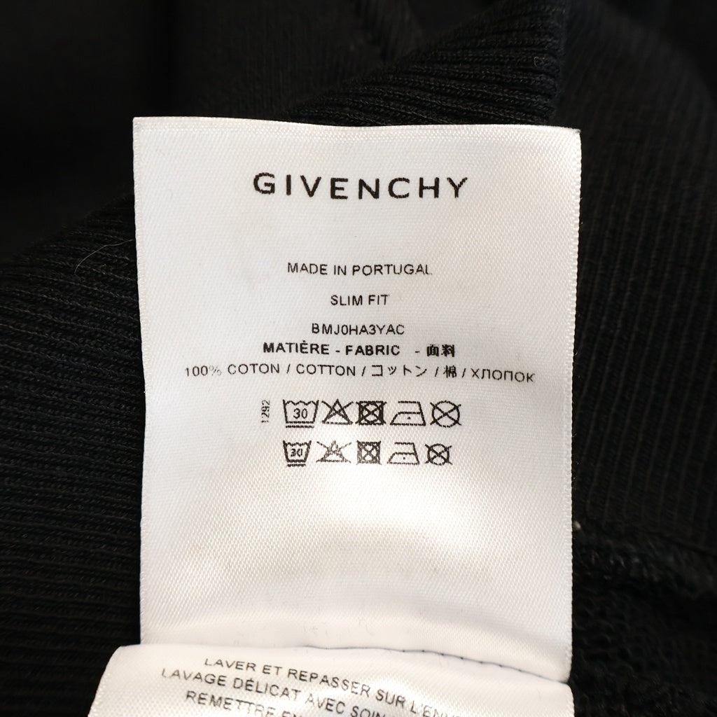 GIVENCHY(ジバンシィ) LOGO SLIM FIT ロゴプリント スリムフィット クルーネック 長袖スウェット ホワイト BMJ0HA3YAC
