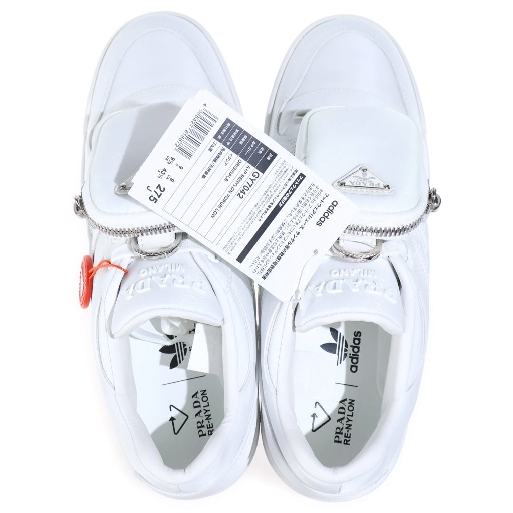 PRADA(プラダ) ×ADIDAS Re-Nylonローカットスニーカー GY7042 ホワイト ナイロン ローカットスニーカー US9.5/27.5cm