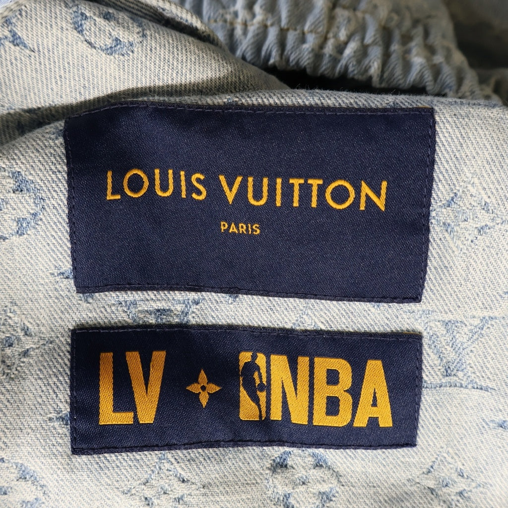 LOUIS VUITTON(ルイヴィトン) 21AW NBA モノグラム デニムフーデッドブルゾン インディゴ RM212M UZD HLA01W