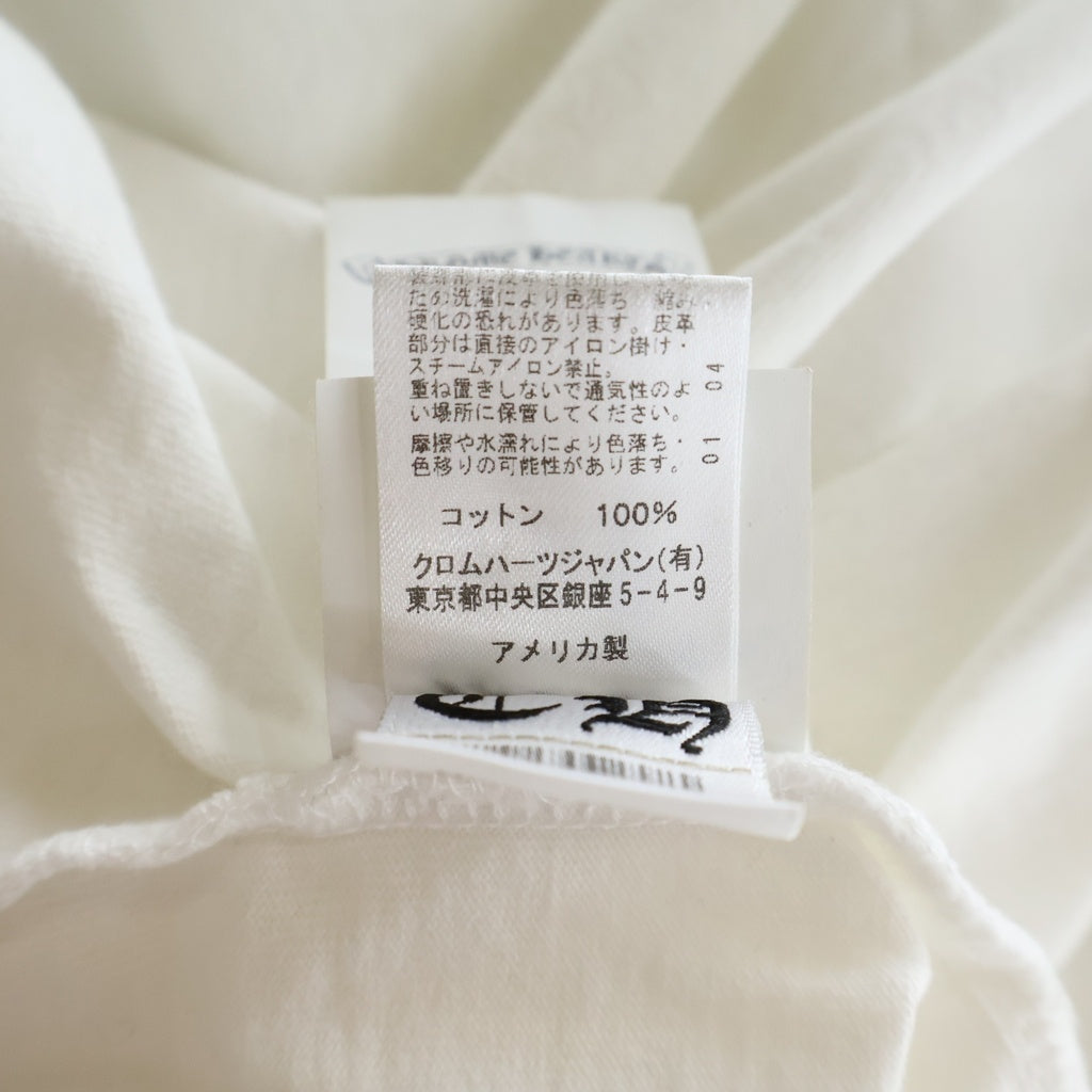 CHROME HEARTS(クロムハーツ) GRP Y NOT Light Work L/S Tee ワイノット ライトワーク長袖Tシャツ ホワイト