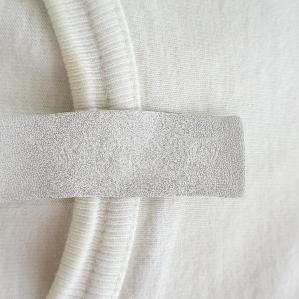 CHROME HEARTS(クロムハーツ) Y NOT Vertical Logo Cross Embroidery S/S Tee ワイノット バーティカルロゴ クロス刺繍半袖Tシャツ ホワイト