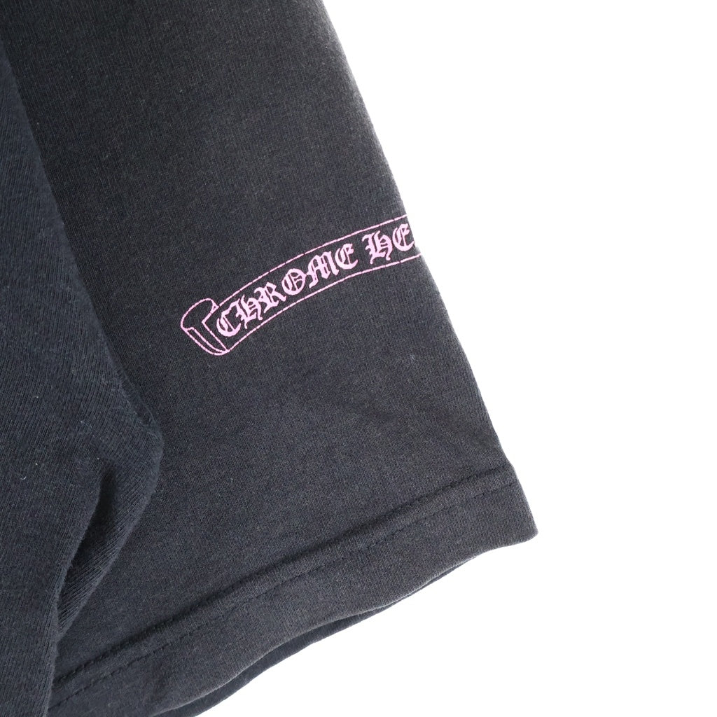 CHROME HEARTS(クロムハーツ) OLD Back Framed Cross S/S Tee オールド バックフレームドクロスプリント半袖Tシャツ ブラック/ピンク
