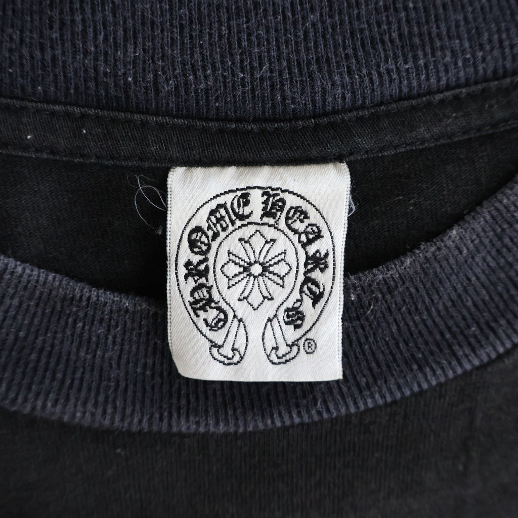 CHROME HEARTS(クロムハーツ) OLD Back Framed Cross S/S Tee オールド バックフレームドクロスプリント半袖Tシャツ ブラック/ピンク