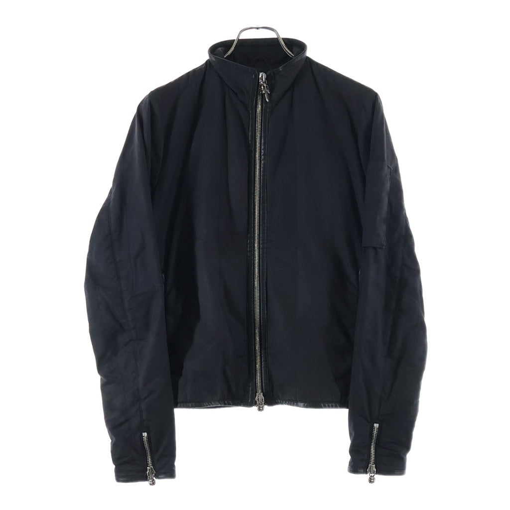 CHROME HEARTS(クロムハーツ) Oiled Zip-Up Jacket オイルドジップアップジャケット ブラック