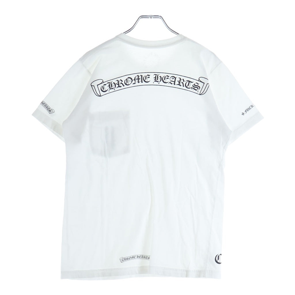CHROME HEARTS(クロムハーツ) Vertical Logo S/S Tee バーティカルロゴ半袖Tシャツ ホワイト