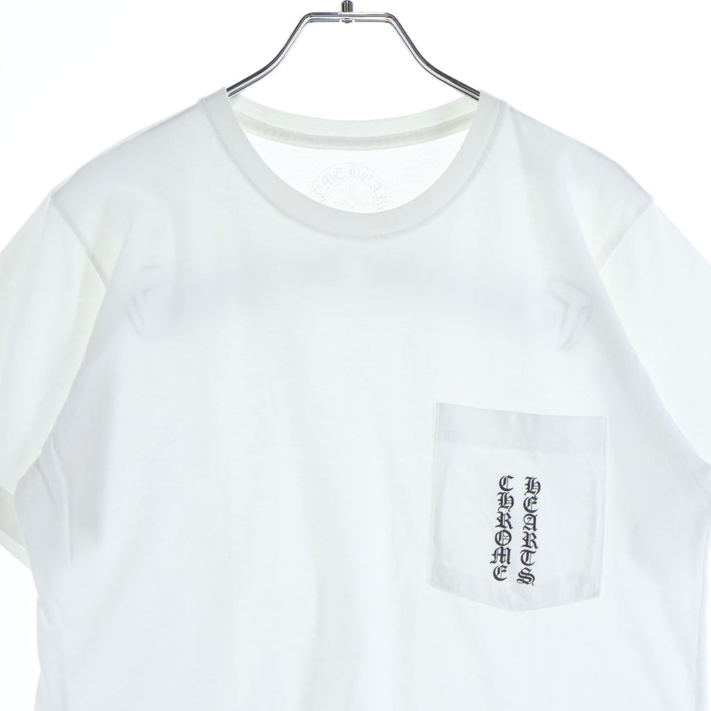 CHROME HEARTS(クロムハーツ) Vertical Logo S/S Tee バーティカルロゴ半袖Tシャツ ホワイト