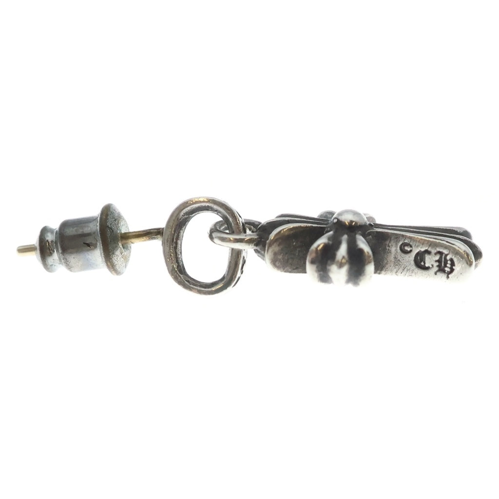 CHROME HEARTS(クロムハーツ) BBY F PPRCHN ベイビーファットクロス ドロップピアス シルバー BCA090