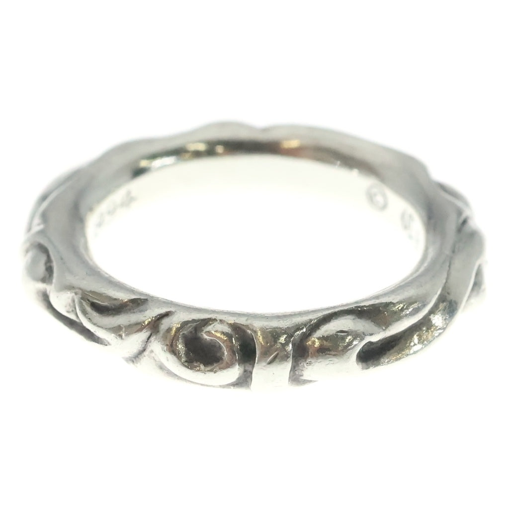 CHROME HEARTS(クロムハーツ) SCRL BAND スクロールバンド リング シルバー BCA351