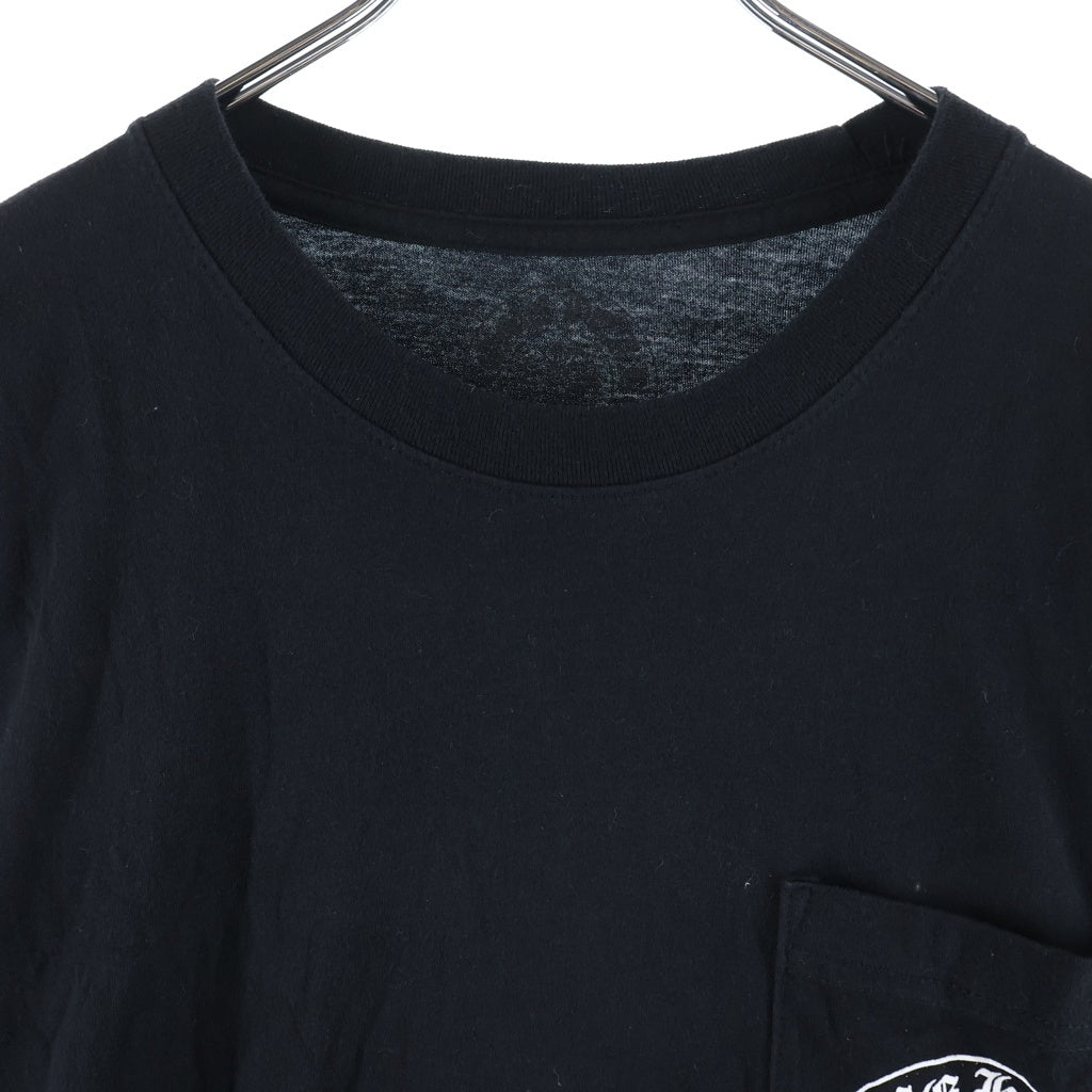 CHROME HEARTS(クロムハーツ) DBL FLRL L/S TEE ダブルフローラルプリント長袖Tシャツ ブラック