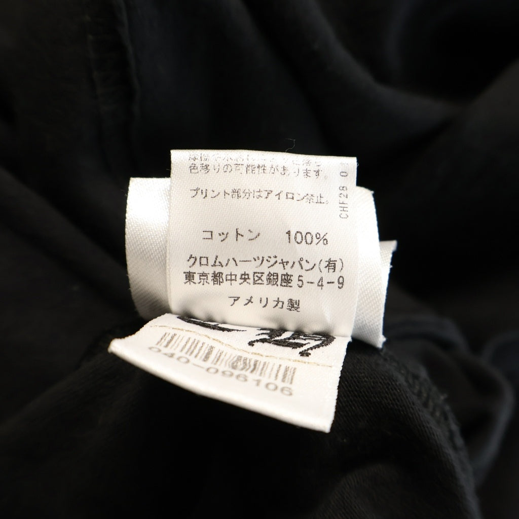 CHROME HEARTS(クロムハーツ) HORSESHOE S/S TEE ホースシュープリント ポケット半袖Tシャツ ブラック