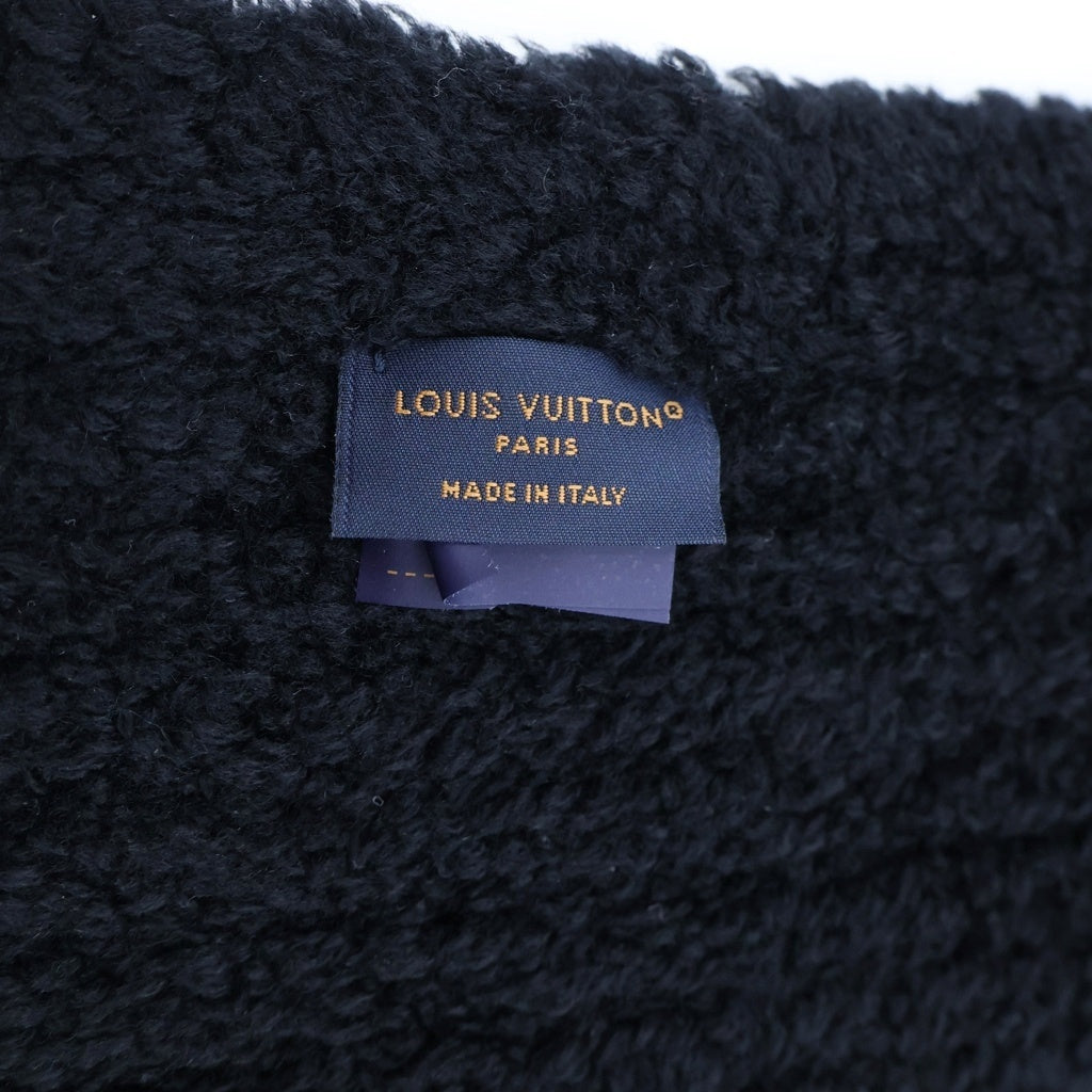 LOUIS VUITTON(ルイヴィトン) LV ミニ コンフィ ウールマフラー ブラック M90804 レディース
