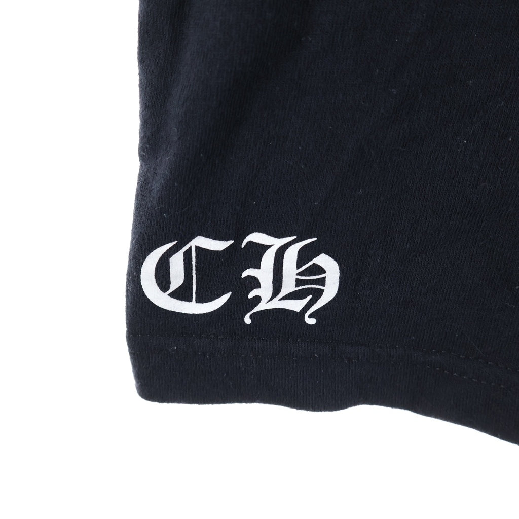 CHROME HEARTS(クロムハーツ) OLD CH S/S オールド バックアーチロゴプリント 半袖Tシャツカットソー ブラック