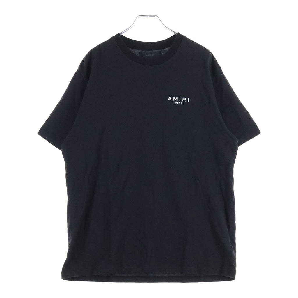 AMIRI(アミリ) BONES STACKED TEE ボーンズプリント半袖Tシャツ ブラック SR3GC0022SMRSCJ2