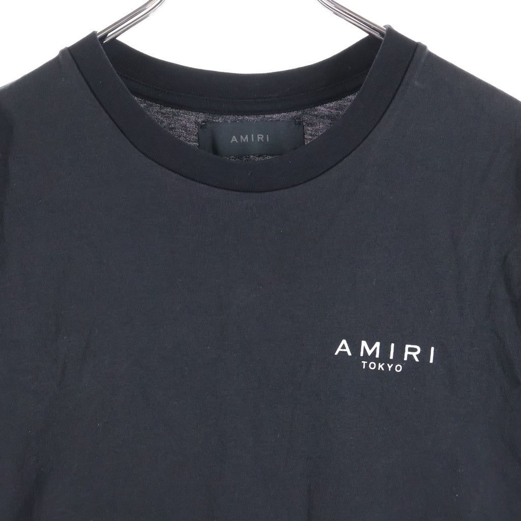 AMIRI(アミリ) BONES STACKED TEE ボーンズプリント半袖Tシャツ ブラック SR3GC0022SMRSCJ2