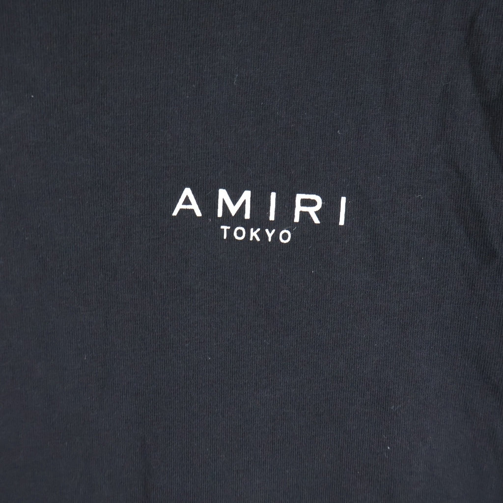 AMIRI(アミリ) BONES STACKED TEE ボーンズプリント半袖Tシャツ ブラック SR3GC0022SMRSCJ2