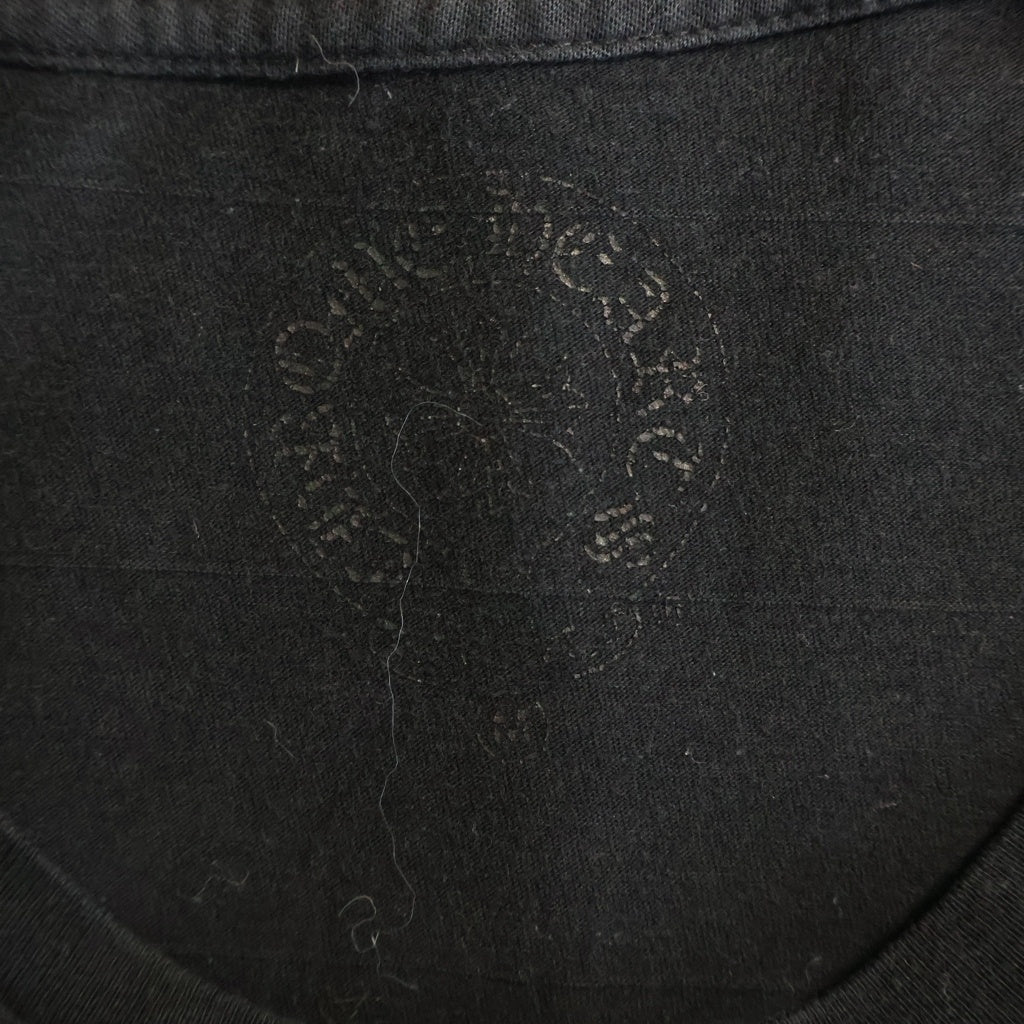 CHROME HEARTS(クロムハーツ) FLOLAL CROSS SNOW FLAKE L/S Tee フローラルクロス スノーフレーク 長袖Tシャツ ブラック