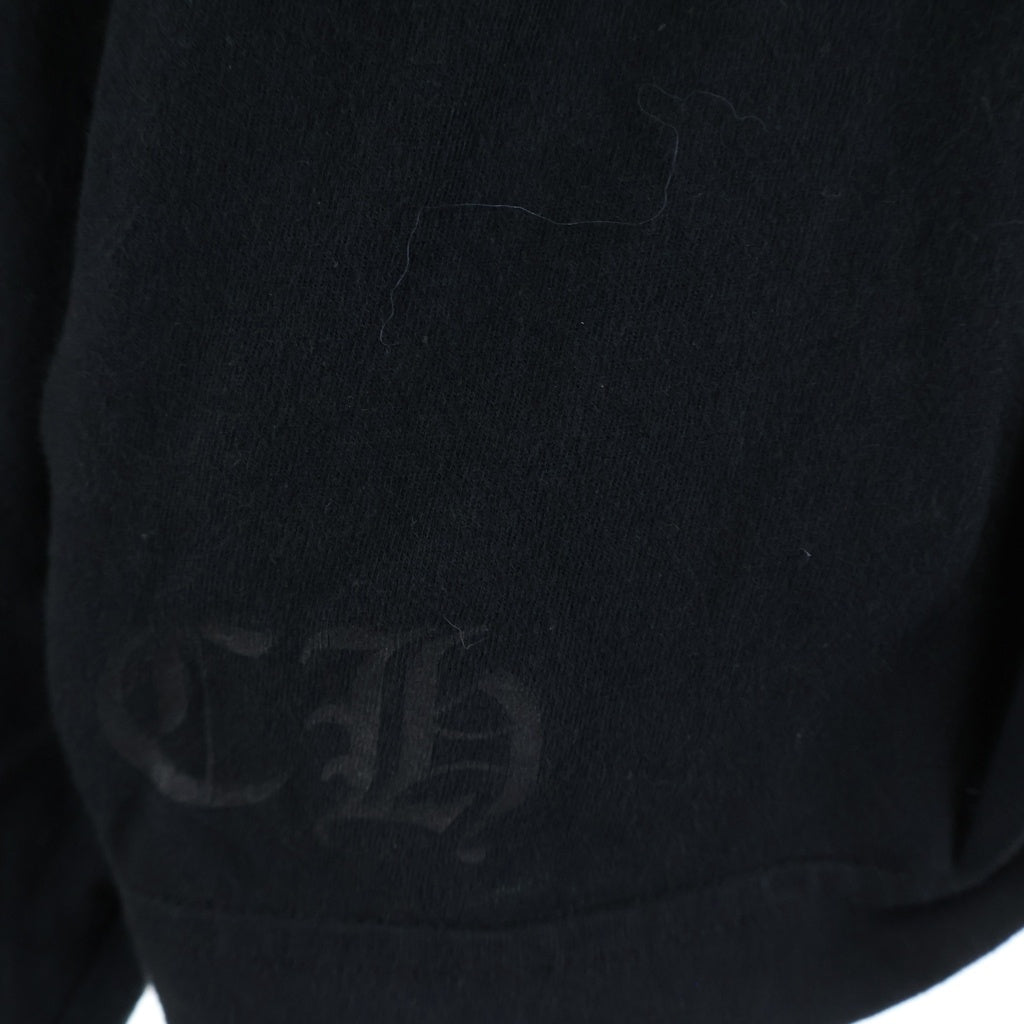 CHROME HEARTS(クロムハーツ) MLTCOL CEM CRS L/S Tee マルチカラー セメタリークロスプリント 長袖Tシャツ ブラック