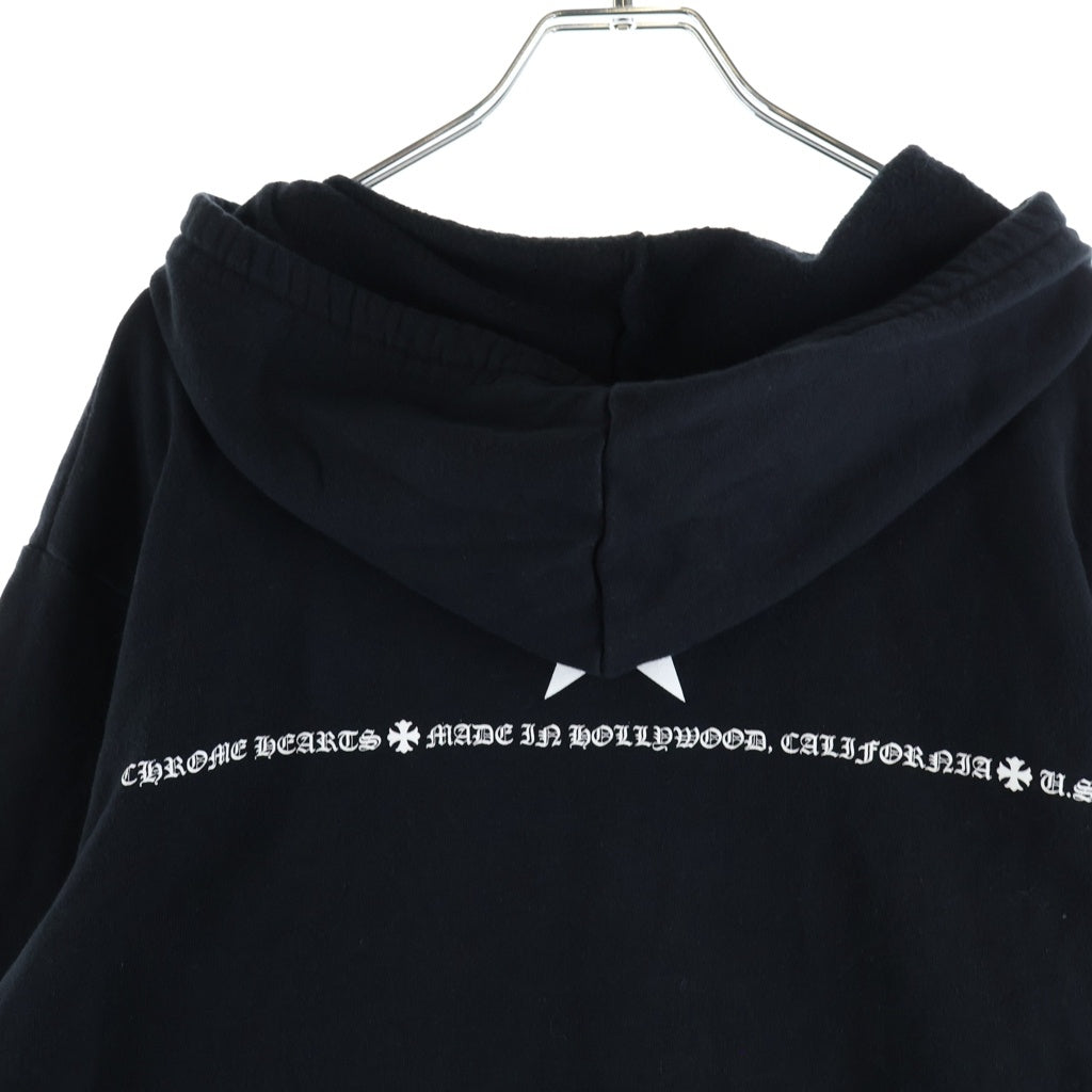 CHROME HEARTS(クロムハーツ) STAR SWTSHRT HD ZIP スタープリント ジップアップパーカー ブラック