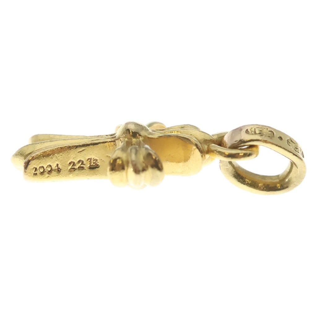 CHROME HEARTS(クロムハーツ) 22K CRS BBYFAT ベイビーファットクロス ペンダントトップ ゴールドBCA037