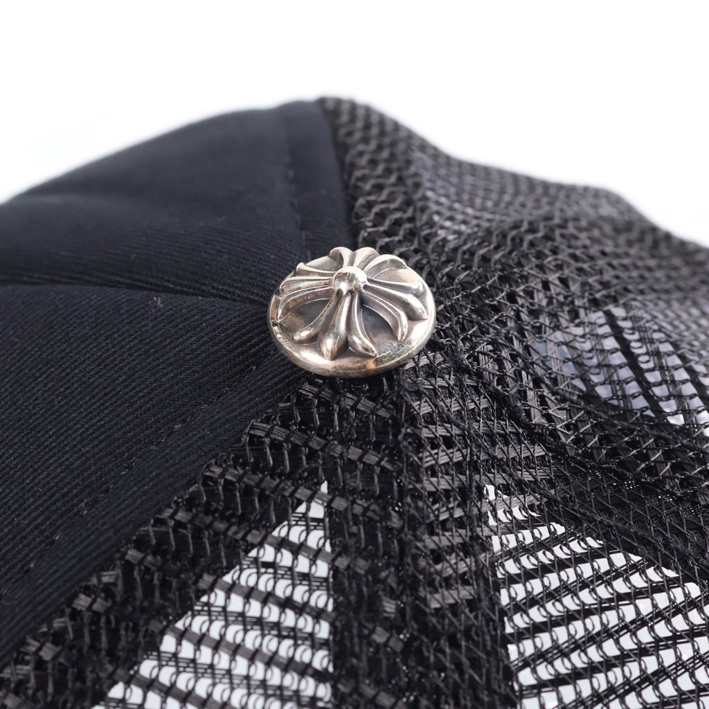 CHROME HEARTS(クロムハーツ) TRUCKER CAP トラッカーキャップ クロスパッチ ハラコ ブラック