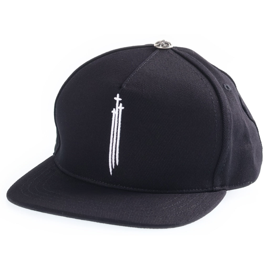CHROME HEARTS(クロムハーツ) RS3 CROSS BASEBALL CAP ベースボールキャップ ブラック