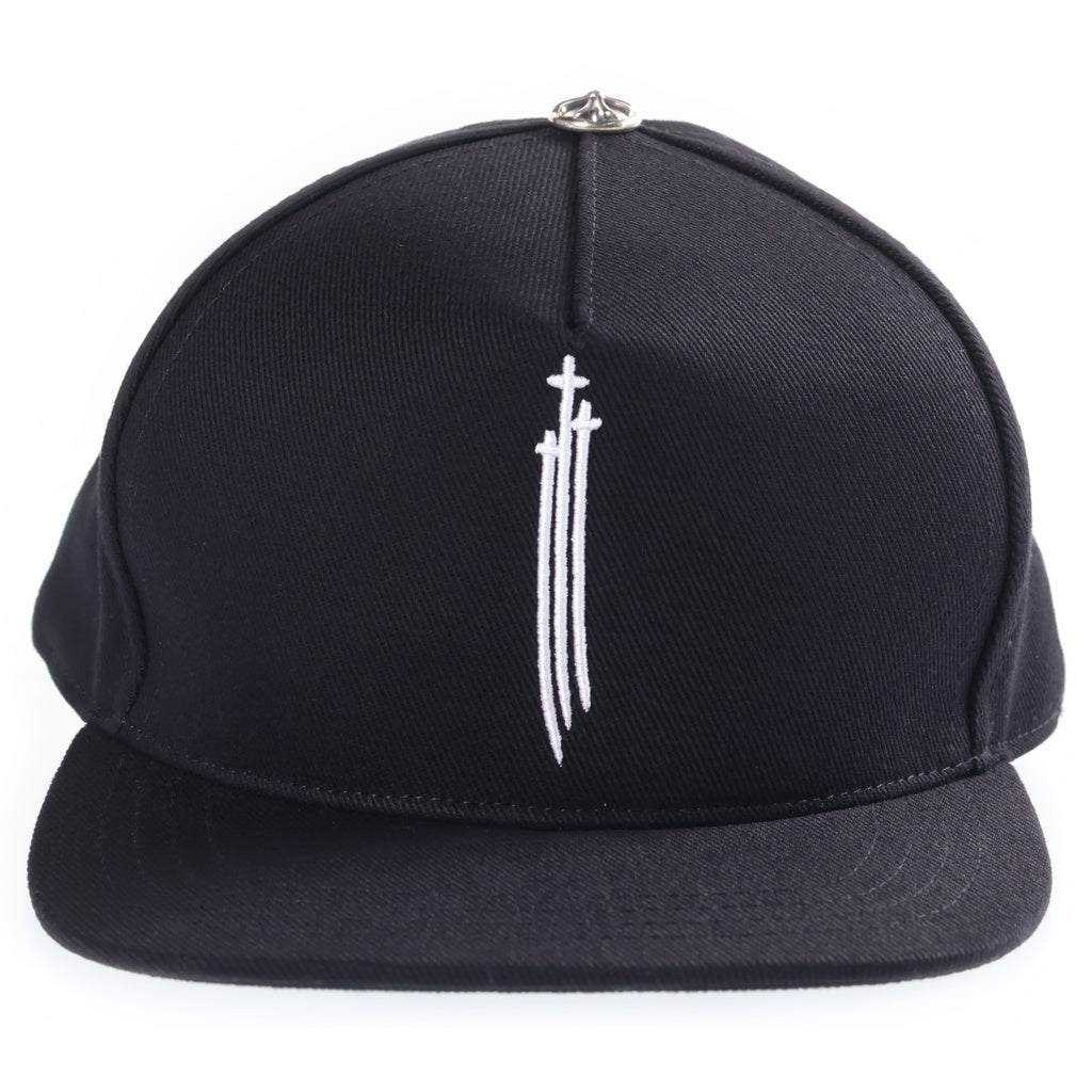 CHROME HEARTS(クロムハーツ) RS3 CROSS BASEBALL CAP ベースボールキャップ ブラック