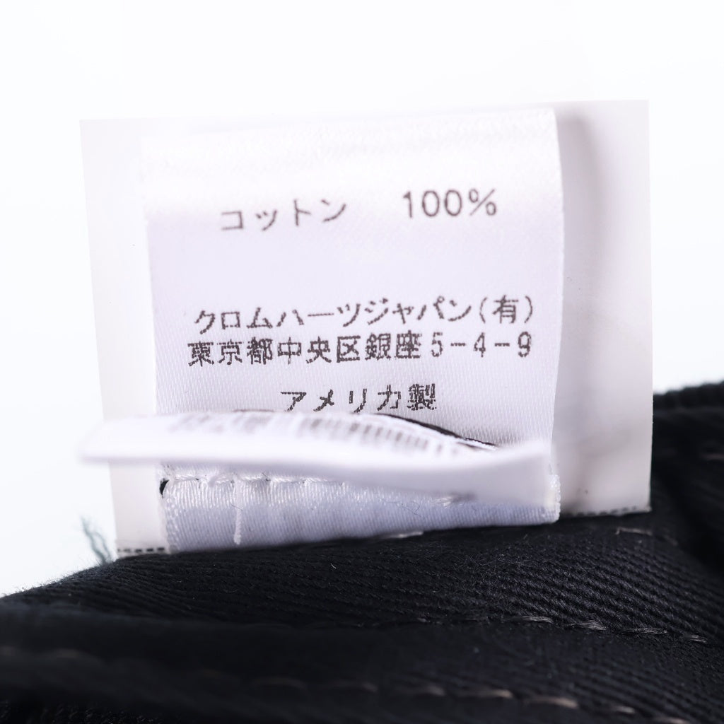 CHROME HEARTS(クロムハーツ) RS3 CROSS BASEBALL CAP ベースボールキャップ ブラック