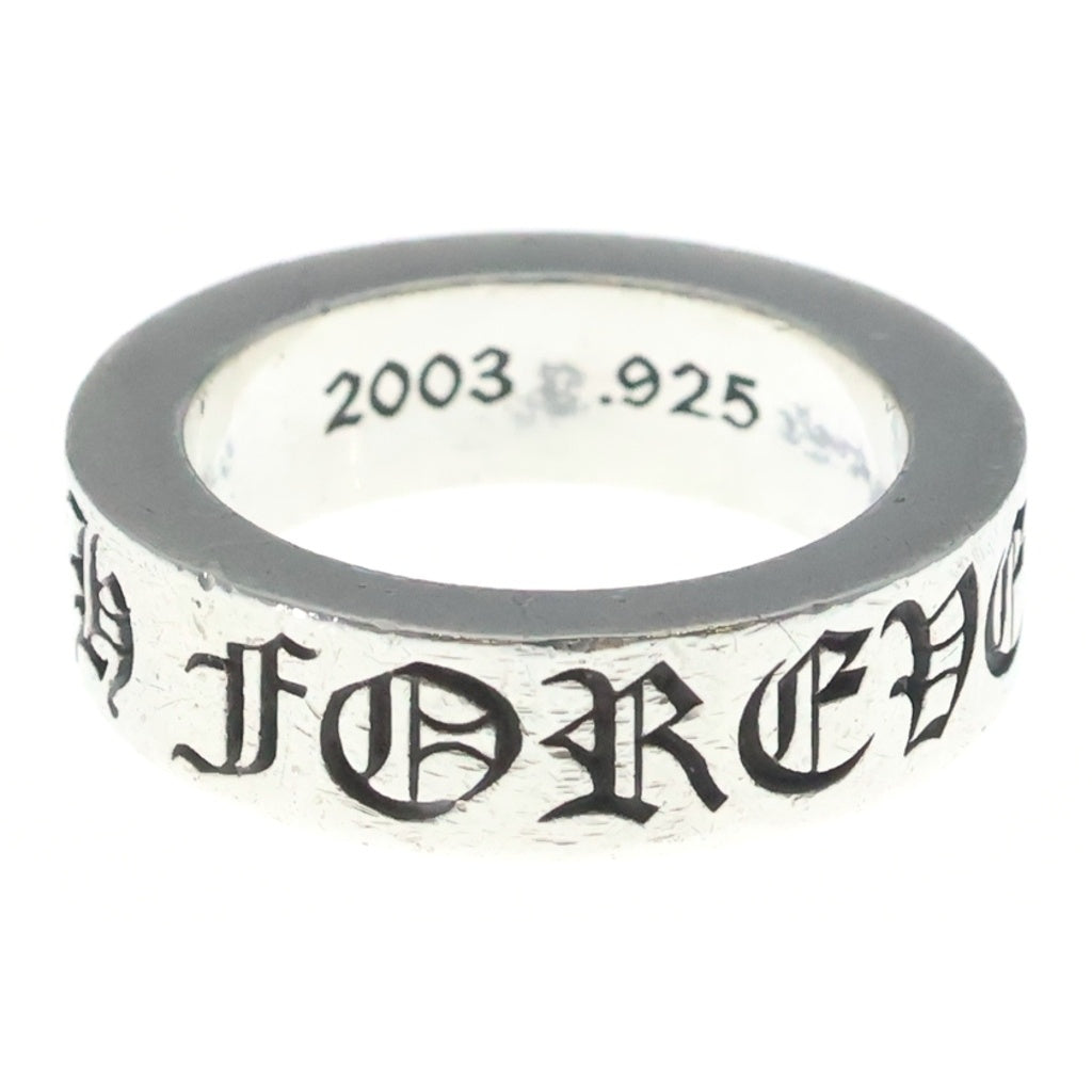 CHROME HEARTS(クロムハーツ) 6mm SPACER FOREVER 6mmスペーサーリング フォーエバーシルバーBCA337