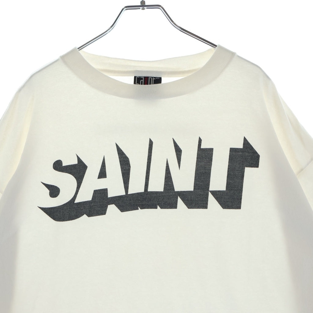 SAINT MICHAEL(セントマイケル) SS TEE SAINT WHITE ロゴ プリントTシャツ SM-HR1-0000-018 ホワイト
