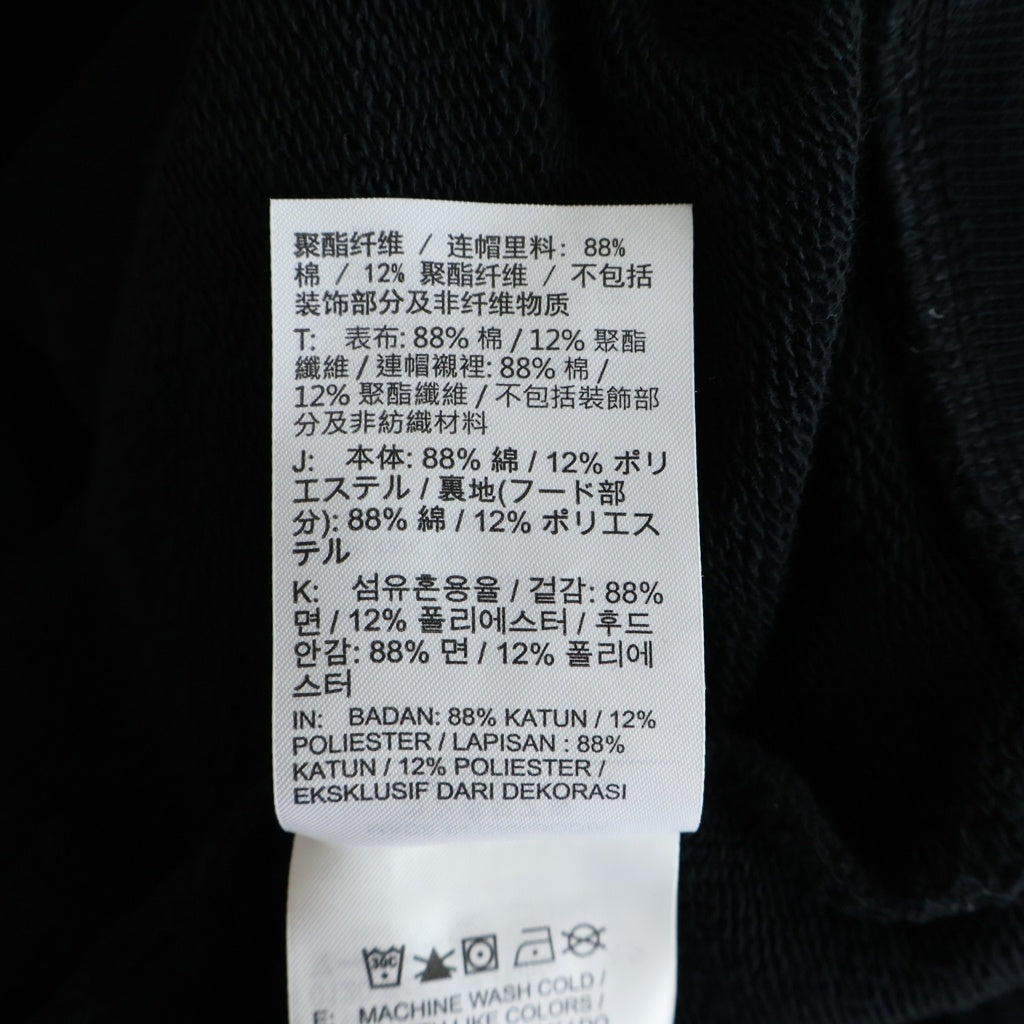 SAINT MICHAEL(セントマイケル) 26SS ×JORDAN M J SM FLC HOODIE / BLACK ジョーダン ウイングロゴプルオーバーパーカー SM-MK8-0000-J01 ブラック