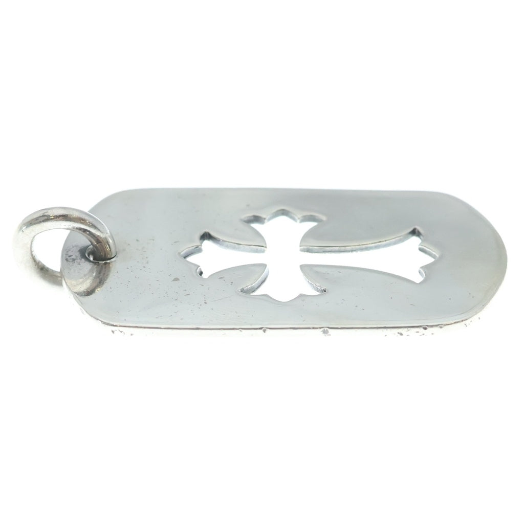 CHROME HEARTS(クロムハーツ) D TAG LRG CO CRS カットアウトクロスドッグタグ ラージ ペンダントトップ シルバー BCA239