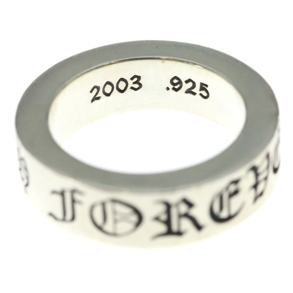 CHROME HEARTS(クロムハーツ) 6mm SPACER FOREVER 6mmスペーサーリング フォーエバーシルバーBCA337 レディース