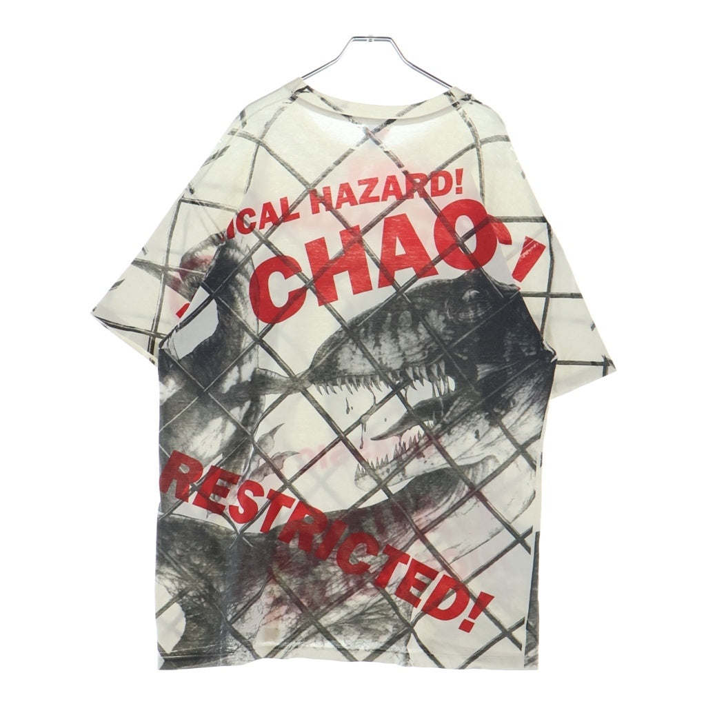 VINTAGE(ヴィンテージ) 90s JURASSIC PARK プリント半袖Tシャツカットソー ホワイト
