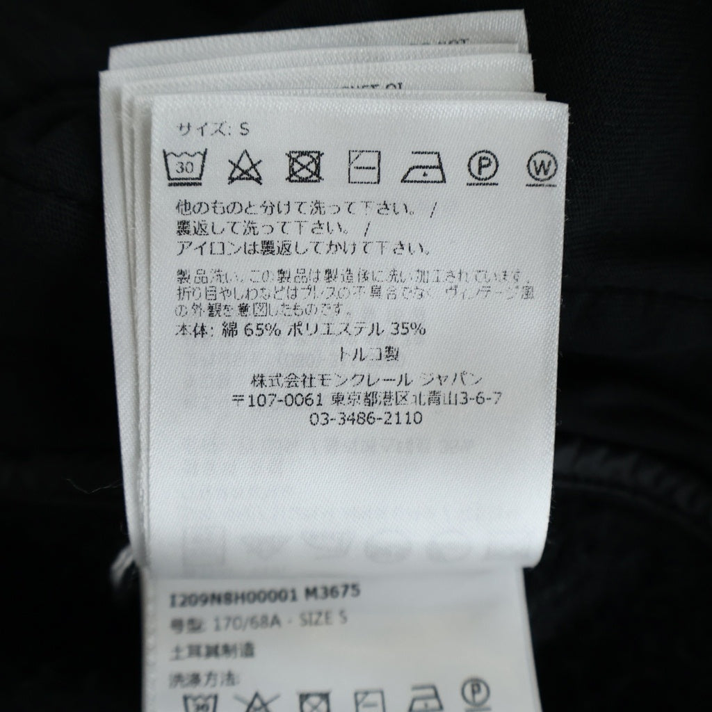 MONCLER(モンクレール) 23AW ×Rick Owens リックオウエンス カットオフ ショーツ ハーフパンツ ブラック I209N8H00001