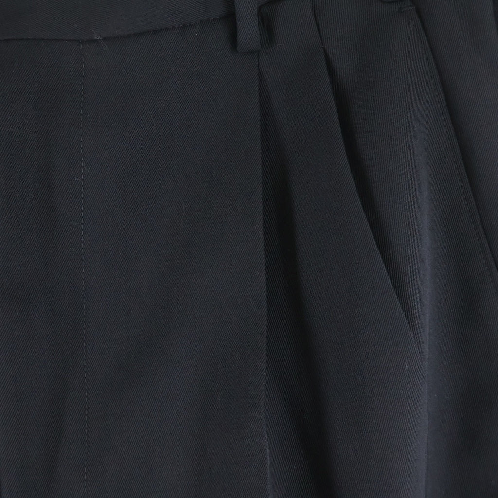 PRADA(プラダ) 24SS Wool Pants ウール ボトムパンツ SPH341 ブラック