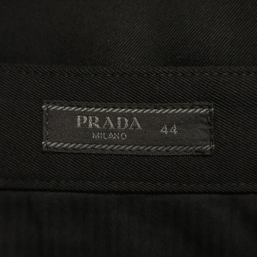 PRADA(プラダ) 24SS Wool Pants ウール ボトムパンツ SPH341 ブラック