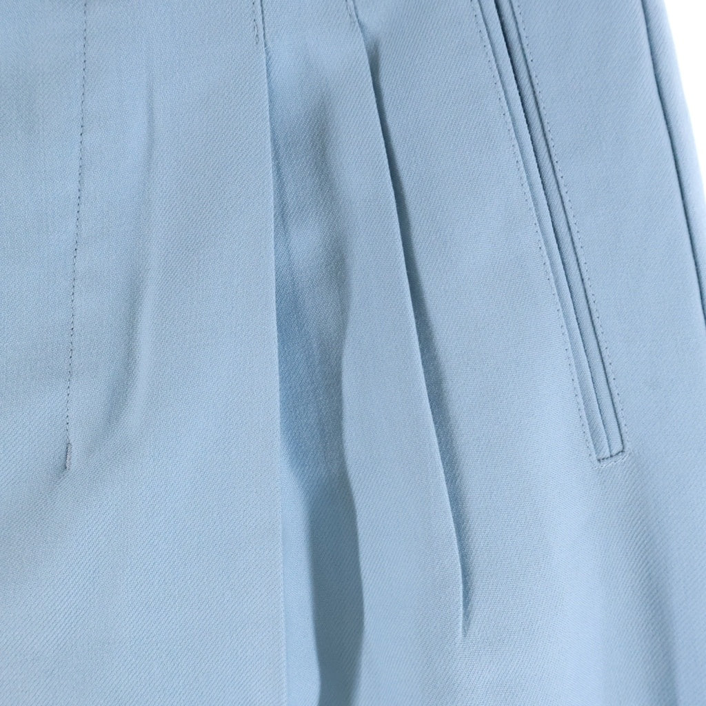 AMI Alexandre Mattiussi(アミアレクサンドルマテュッシ) STRAIGHT FIT TROUSERS ストレート フィット トラウザーズ パンツ AHTR508 ブルー