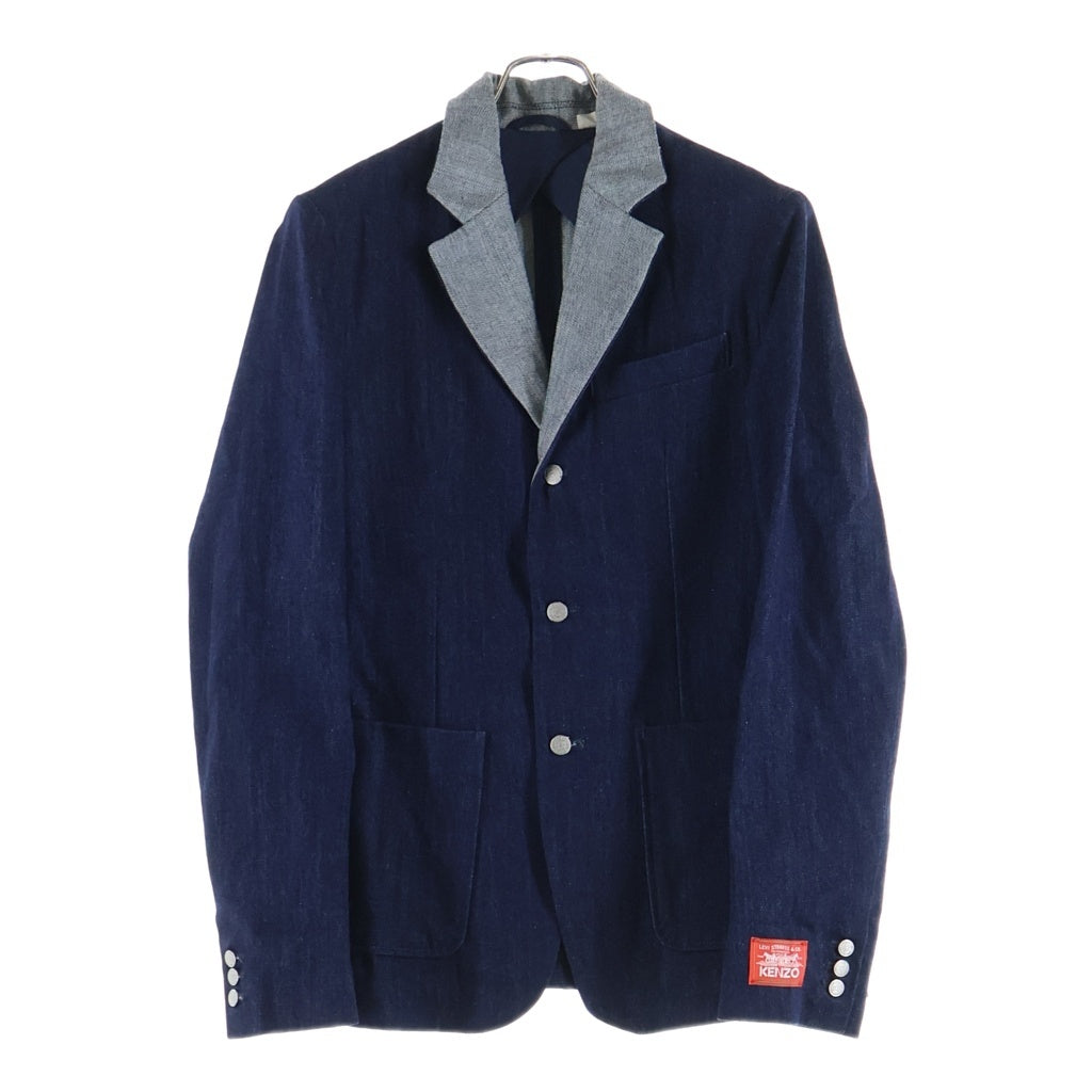 KENZO(ケンゾー) ×LEVI'S Denim Jacket リーバイス デニムテーラードジャケット FD65DV103LE1 インディゴ