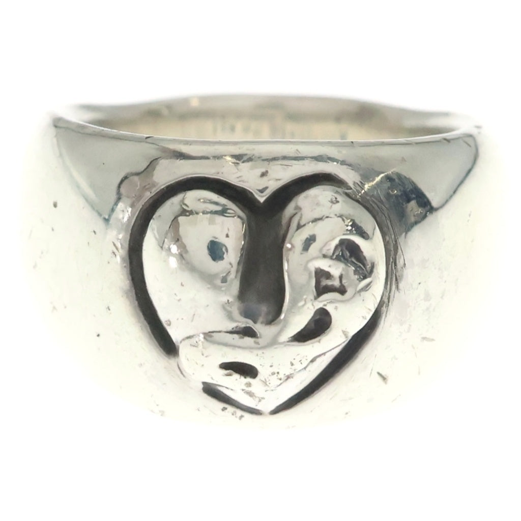 CHROME HEARTS(クロムハーツ) HEART IN BAND ハートインバンドリング シルバー